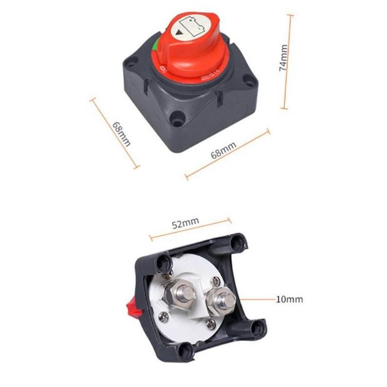 For Car/Vehicle/RV/Boat/Marine 20 Battery Power Cut Off Kill Switch 12-60V 2 Position Disconnect Isolator Master Switch