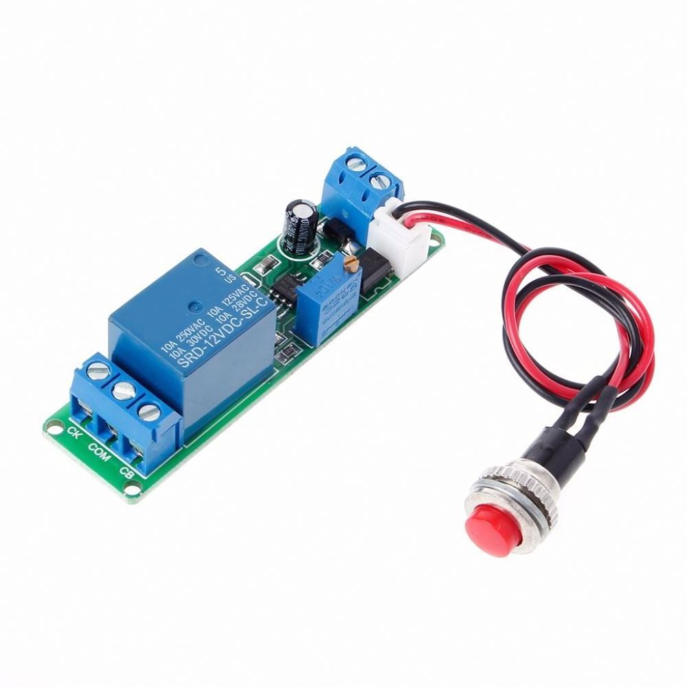 DC 12V Timing Timer Delay Turn OFF Switch Relay Module 1~10s Adjustable Power Supply