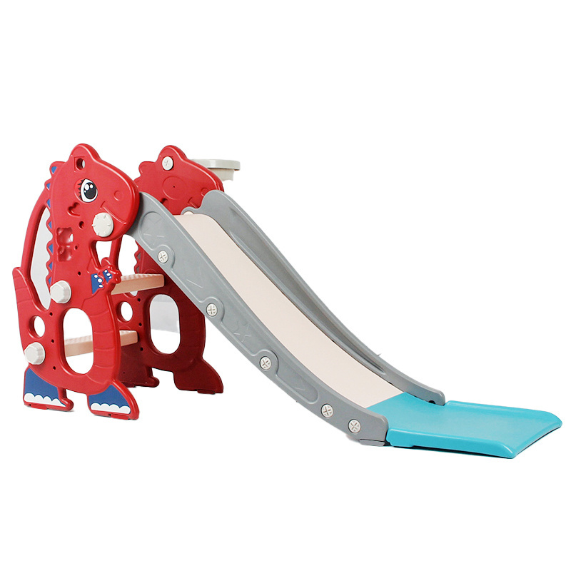 Panic Buying Kids Stairs Indoor Toys Slides Baby Plastic Slide Safe Amusement Park Facilities for Kids Play Basketball Game