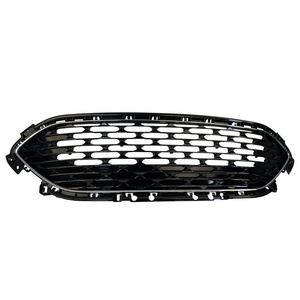 Front Car Grille Glossy Black With Chrome Trim for 2020 2021 Ford Escape 942-371