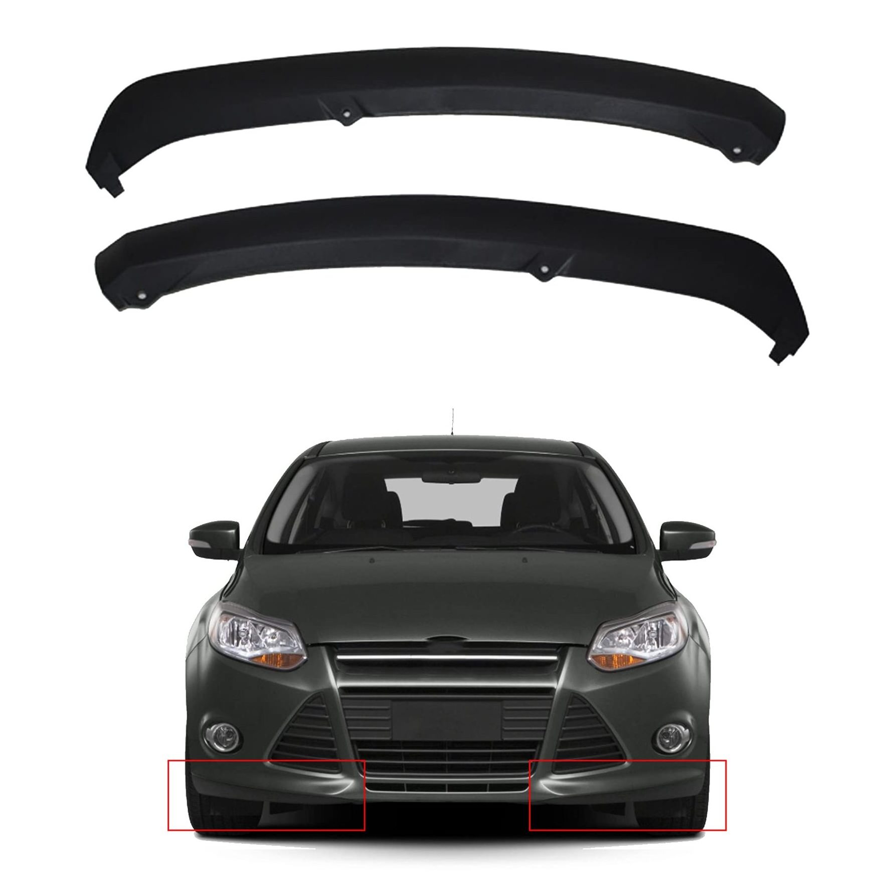 Front Left&Right Car Bumper Lower Valance for Ford Focus 12-14 941-023A941-024