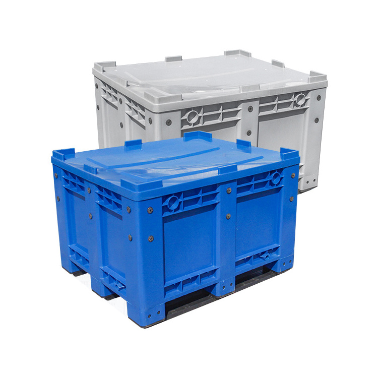 600L Capacity and 1200*1000*760 mm Outer size Plastic Box Pallet