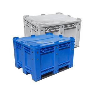 600L Capacity and 1200*1000*760 mm Outer size Plastic Box Pallet