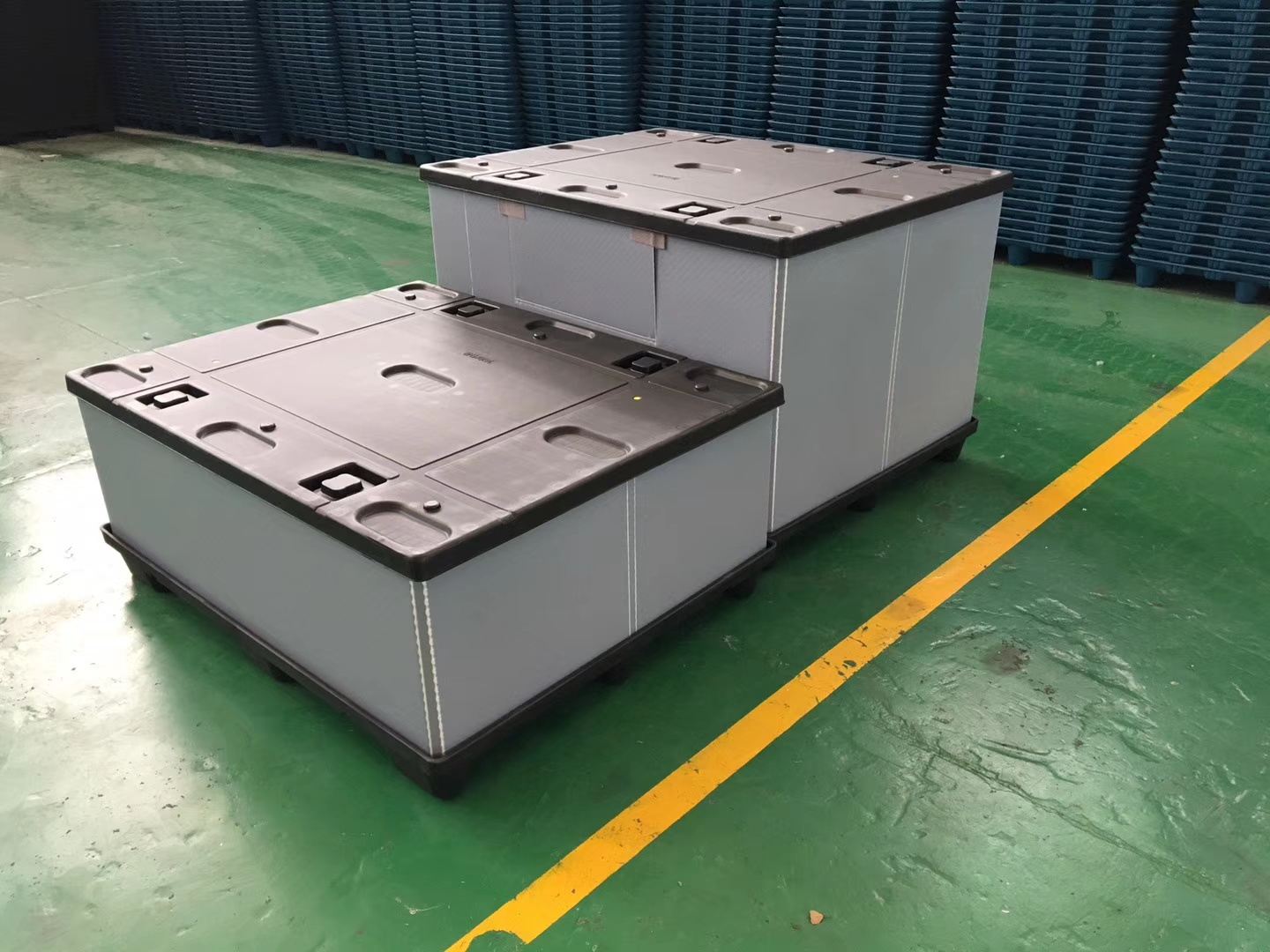 Car Industrial Use Autopack Pallet Box Global Packaging Collapsible Corrugated Plastic Pallet Container Board Crate