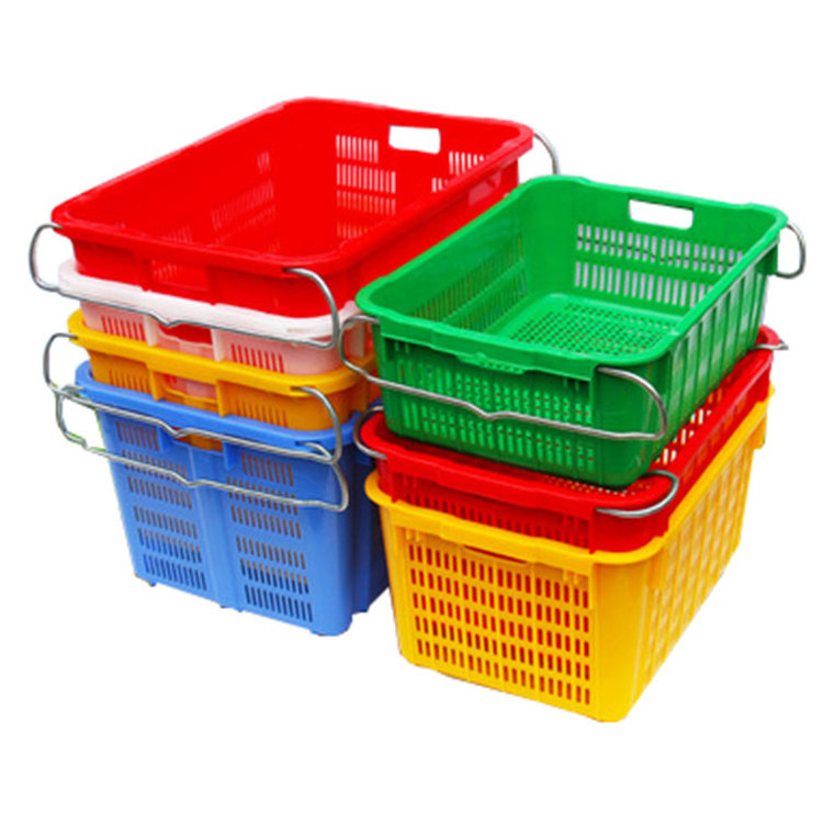 Plastic Vegetable Box Plastic Crate Stackable Storage Plastic Crate