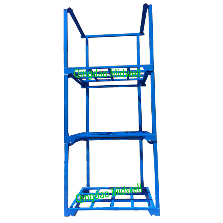 Hot sale good price heavy duty customized warehouse storage portable stacking nestable palletainer racks