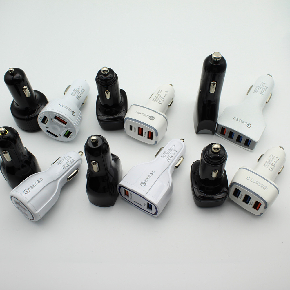 4 in 1 Car Charger Multiple Models To Choose From Electric Car Charger Fast Charging For Phone