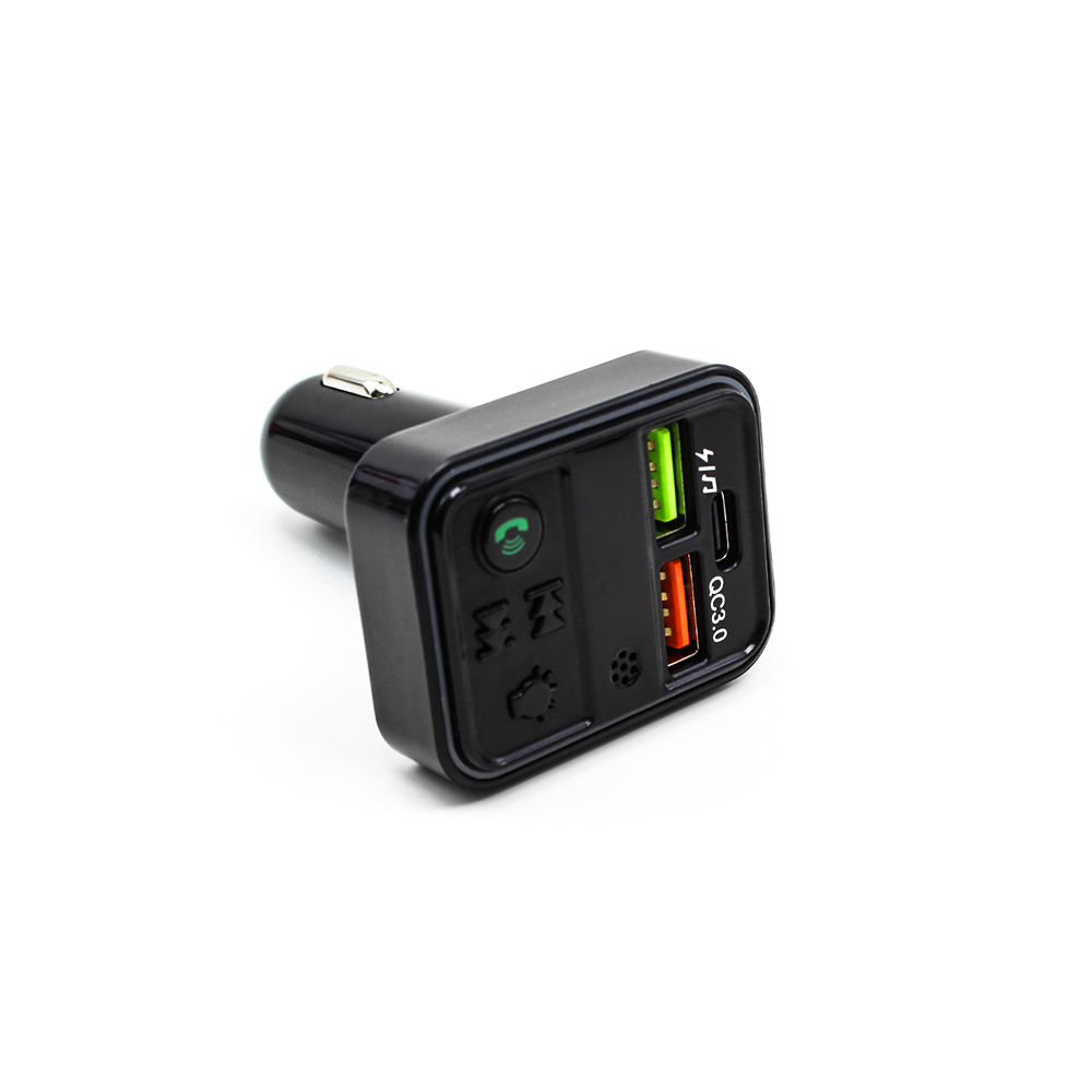 Car Bluetooth FM Transmitter QC3.0 Fast Charging Car MP3 Player FM Transmitter Radio For Car