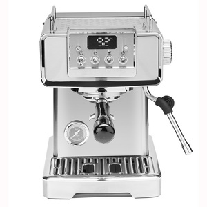 MIELUX Electric Stainless Steel Espresso Coffee Maker Machine 15-20Bar Cappuccino Maker for Home Use and Car Application