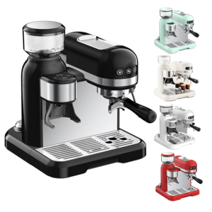 Semi-Automatic Express Espresso Coffee Machine Profesional Cappuccino Espresso Machine Coffee Maker With Grinder