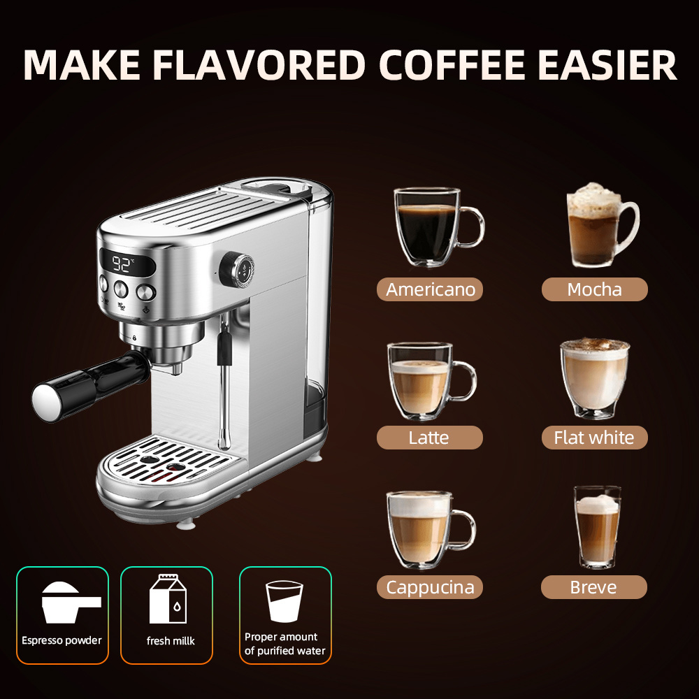 Prices Making Machine Coffee Roaster Commercial Iced Coffee Maker Espresso Machine Water Line