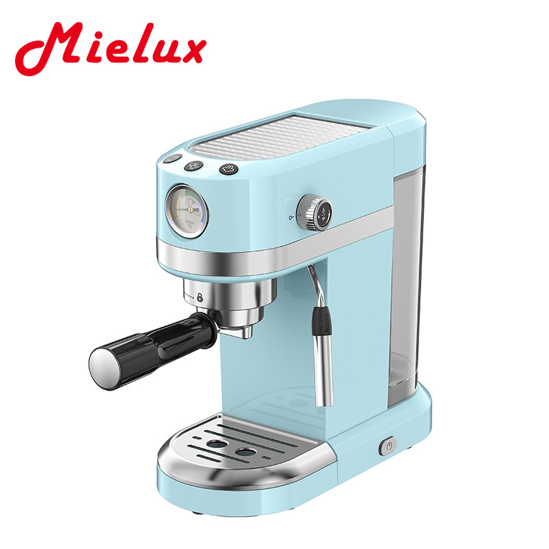 Home Appliances Espresso Coffee Maker Type Cafe Lever Espresso Machine Retro Coffee Maker Green