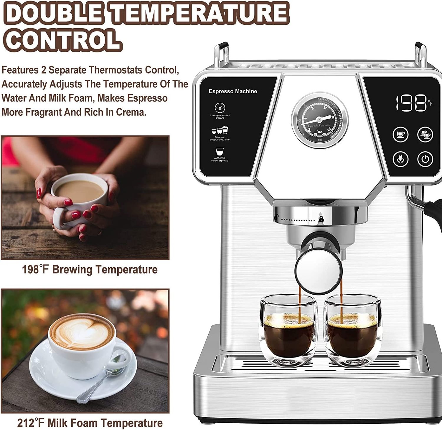 Street Coffee Portable Shot Machine Stovetop With Lever Espresso Maker