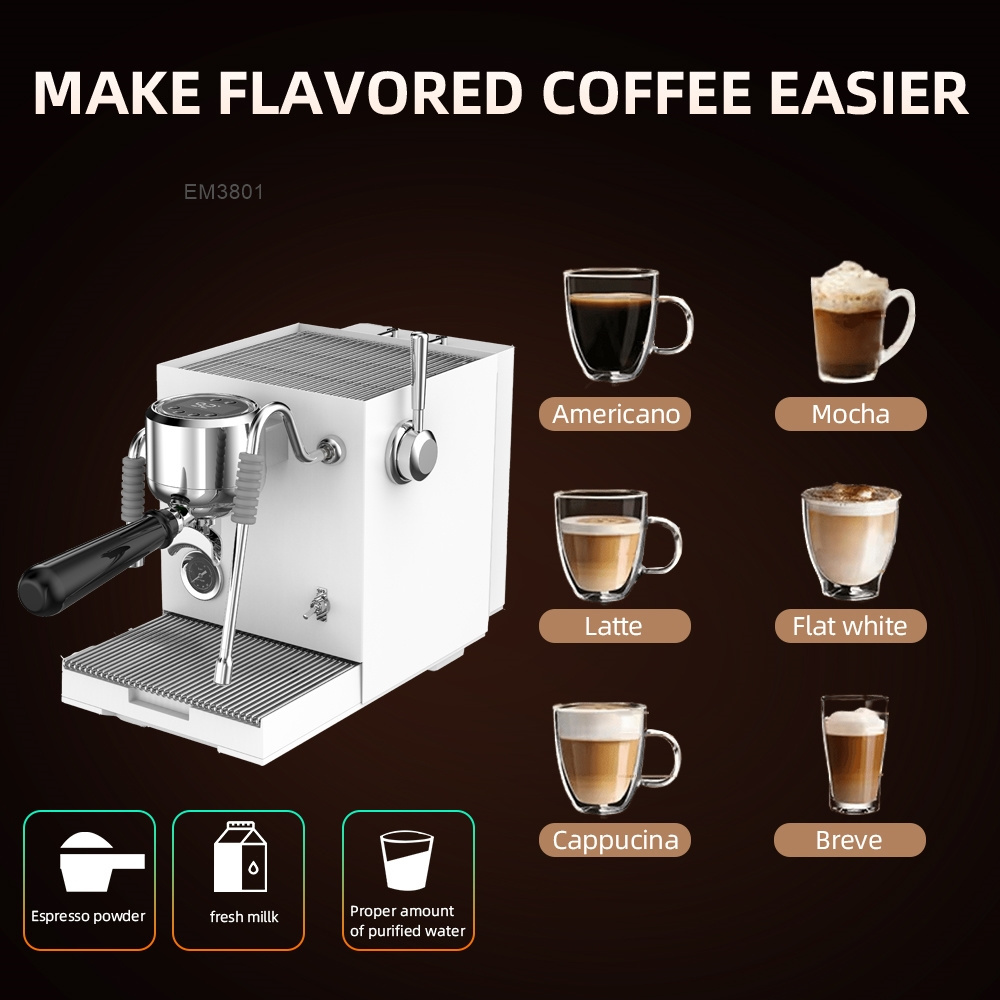 3 In 1 Capsule Cafe Machine Makers Automatic  Coffee Making Maker Machines