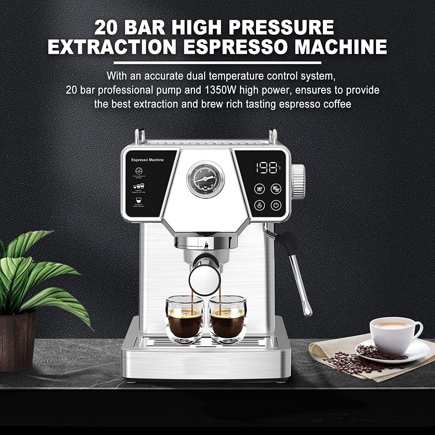 Street Coffee Portable Shot Machine Stovetop With Lever Espresso Maker