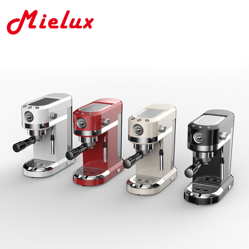 Home Appliances Espresso Coffee Maker Type Cafe Lever Espresso Machine Retro Coffee Maker Green