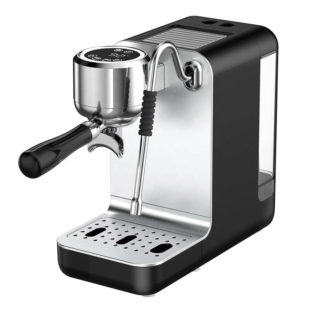 European Style 19 Bar Italian Coffee Espresso Machine Electric Espresso Coffee Maker With Milk Frother For Home