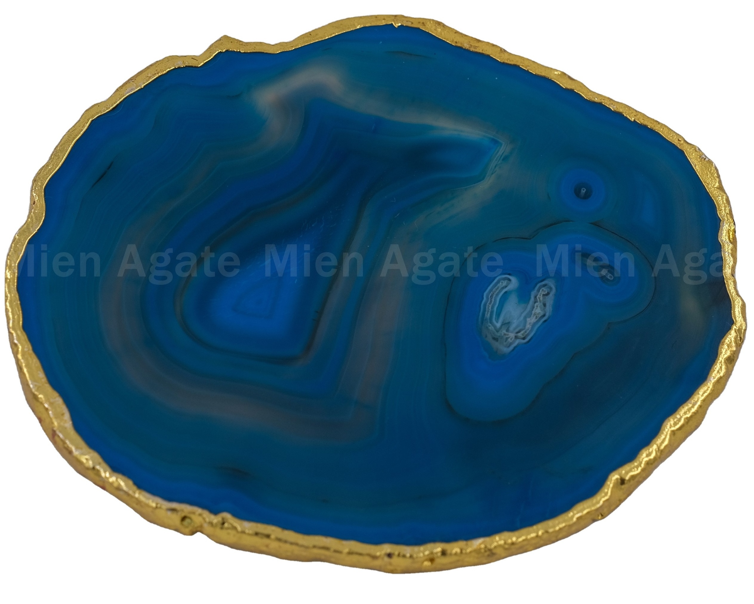 High Quality Agate Plates Coaster Wholesaler Gemstone Plates for Home Decoration 100% Natural Love Folk Art India Agate Slices