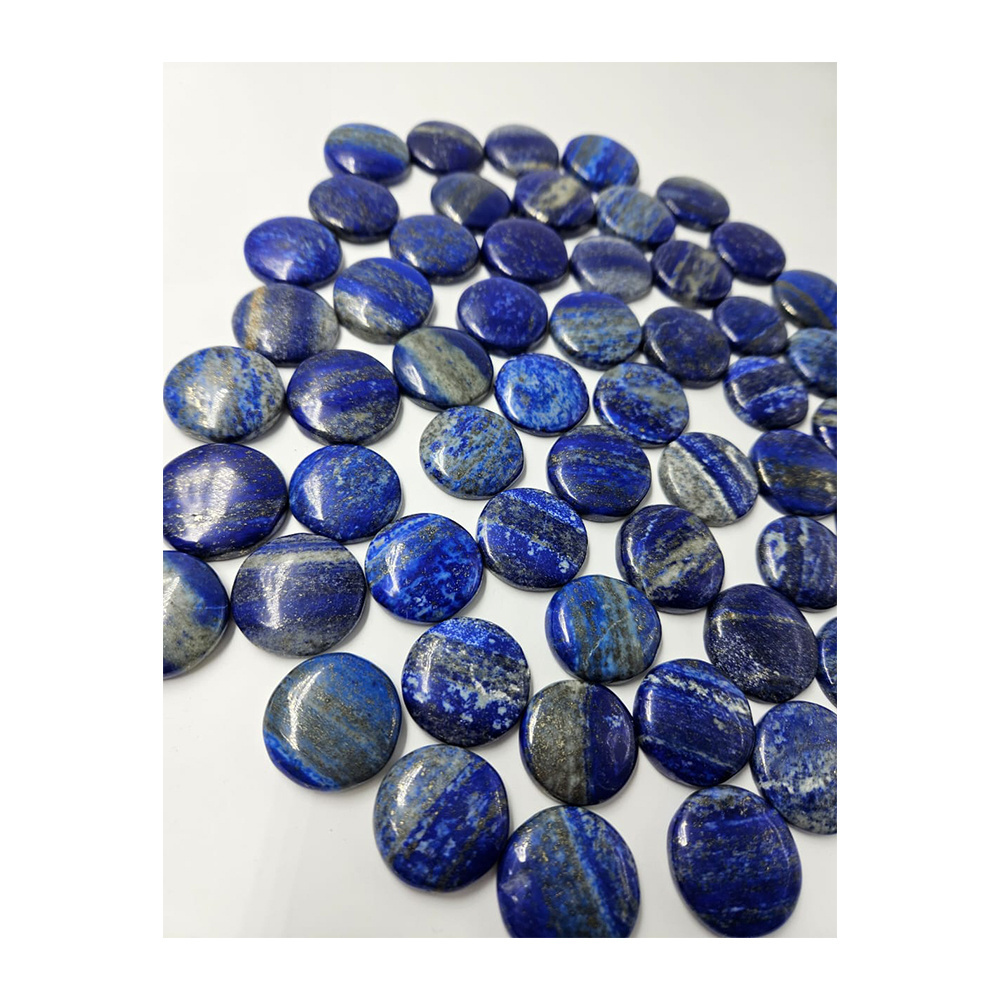 New Arrival disks High Polished Natural Gemstone Lapis Lazuli Coin Shaped Round flat discs Buy At Best Price