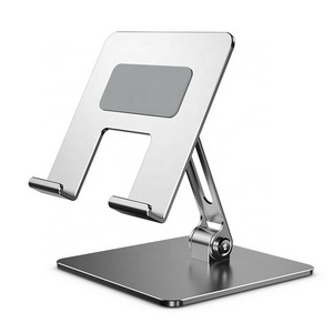 holder stand for ipad tablet for all mobile phones height adjustable aluminum portable foldable desk stand for iPad stand holder