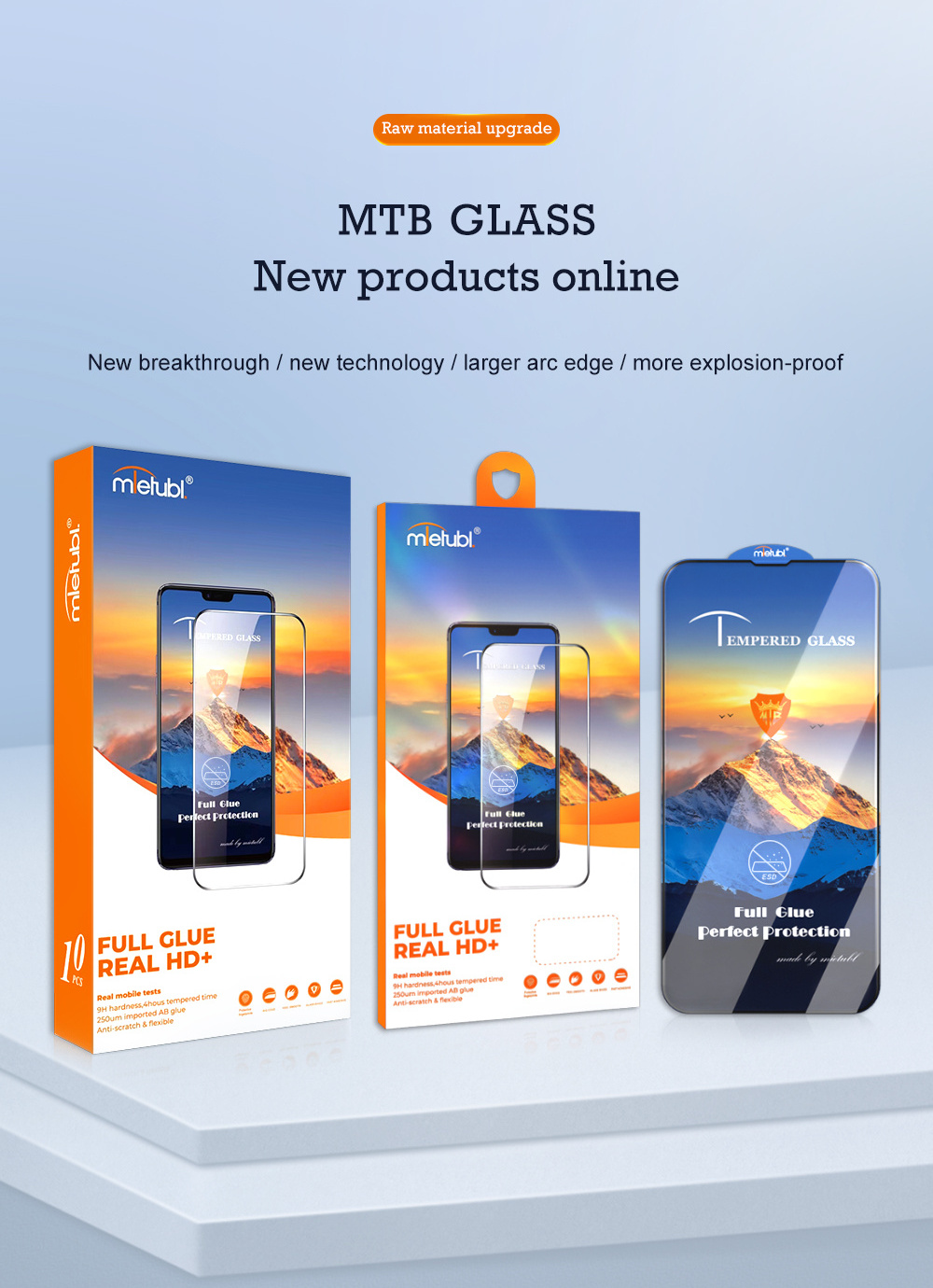 Mietubl 9H Silk Screen Full Glue Phone Screen Protector Tempered Glass For IPHONE Phone model Colorful full screen full glue