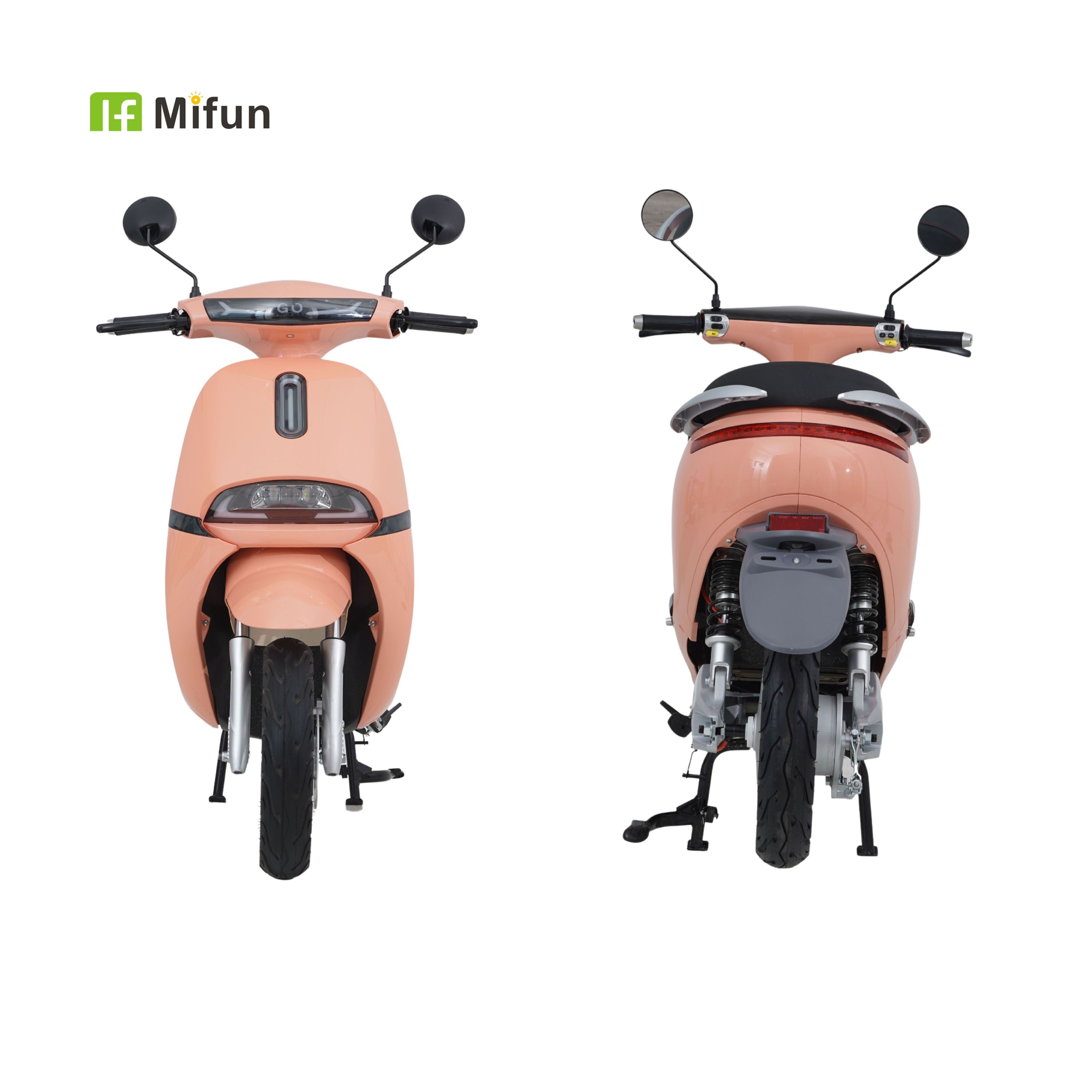 Mifun 1000W high speed electric scooter for sale Ckd electric motorcycle with pedal disc brake electric motorbike