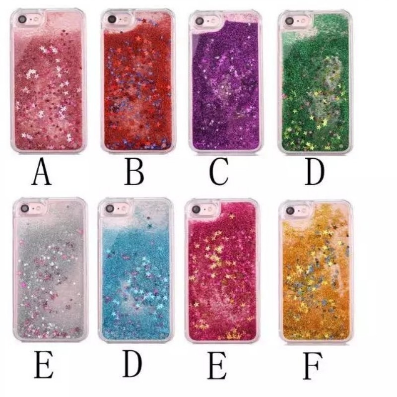 Phone Case Glitter Liquid Water Cover Back Quicksand Designer Mobile Phone Case for iPhone 7 for 7 plus Phone Case for iPhone 6