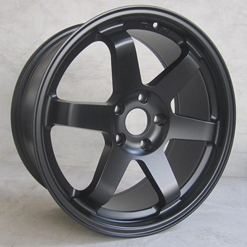 Te37 Rims 4x100 Wholesale Factory Price Silver Color 15 Inch 4X100 TE37 Wheel Rim