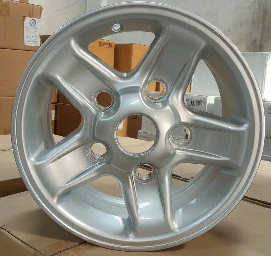 for land rover DEFENDER 1670 with 5*165.1 PCD car ally wheel rims black and silver ready stock RACING performance