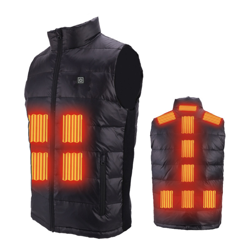 Rechargeable USB Powered Casual Heated Hunting Vest for Men and Women Windproof Thermal heated Vest for Winter