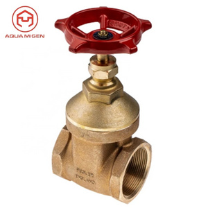 1/2"-2" Manufacture Durable PEX Gate Valve Brass Water Control Globe Valve With Iron Handle