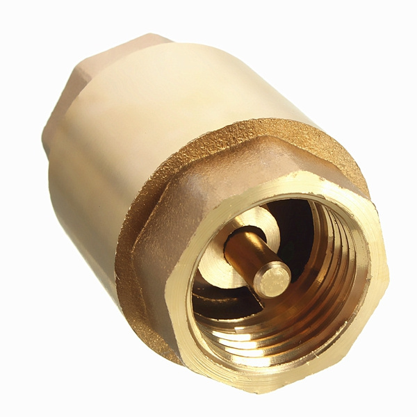 One-Way Brass Plumbing Backflow Pressure Check Valve Horizontal 1/2