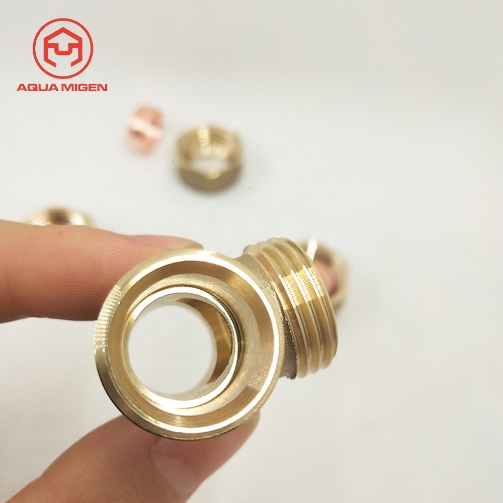 15mm Equal Tee Brass Compression Fittings For for Russian Market