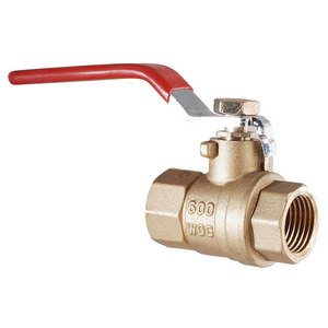 1-Inch IPS 600WOG Full Port FIP Ball Valve Lead Free Brass Non-Stiff Open/Close Lever with Hard Chrome Plated Ball