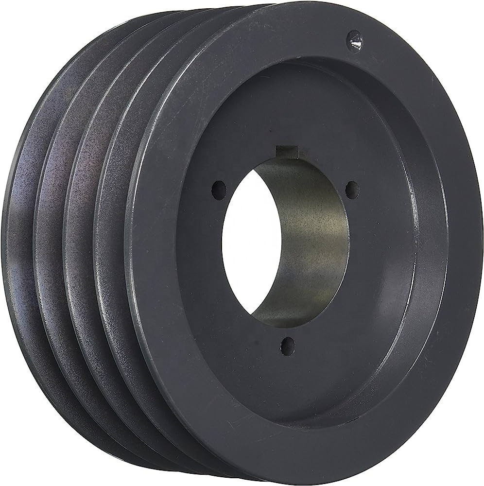 Reasonable Price Poly Chain Belt Pulley SPB200 SPB355 Taper Lock Bush 2517-42 V Sheave with 3 Grooves Cast Iron Pulley