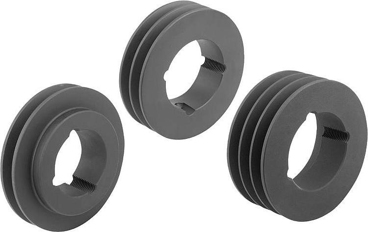 Reasonable Price Poly Chain Belt Pulley SPB200 SPB355 Taper Lock Bush 2517-42 V Sheave with 3 Grooves Cast Iron Pulley