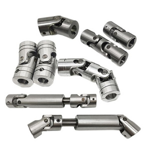 Precision Cross gimbal Shaft Telescopic coupler Double Cardan Universal Joint Coupling