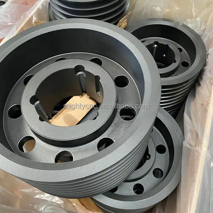 Reasonable Price Poly Chain Belt Pulley SPB200 SPB355 Taper Lock Bush 2517-42 V Sheave with 3 Grooves Cast Iron Pulley