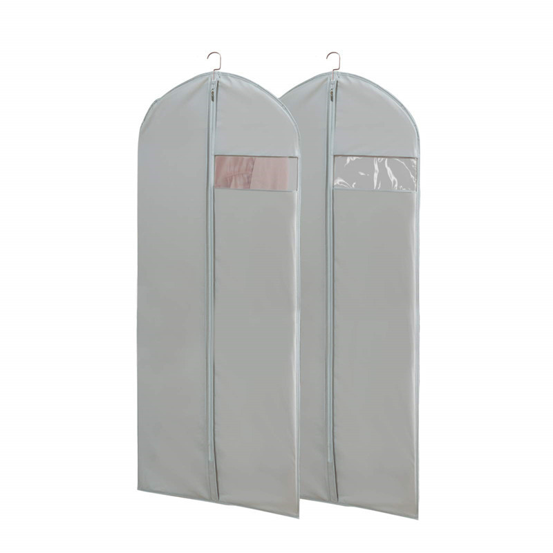 Factory Customized Waterproof Folding Peva Clear Garment Bag Dress Suit Cover