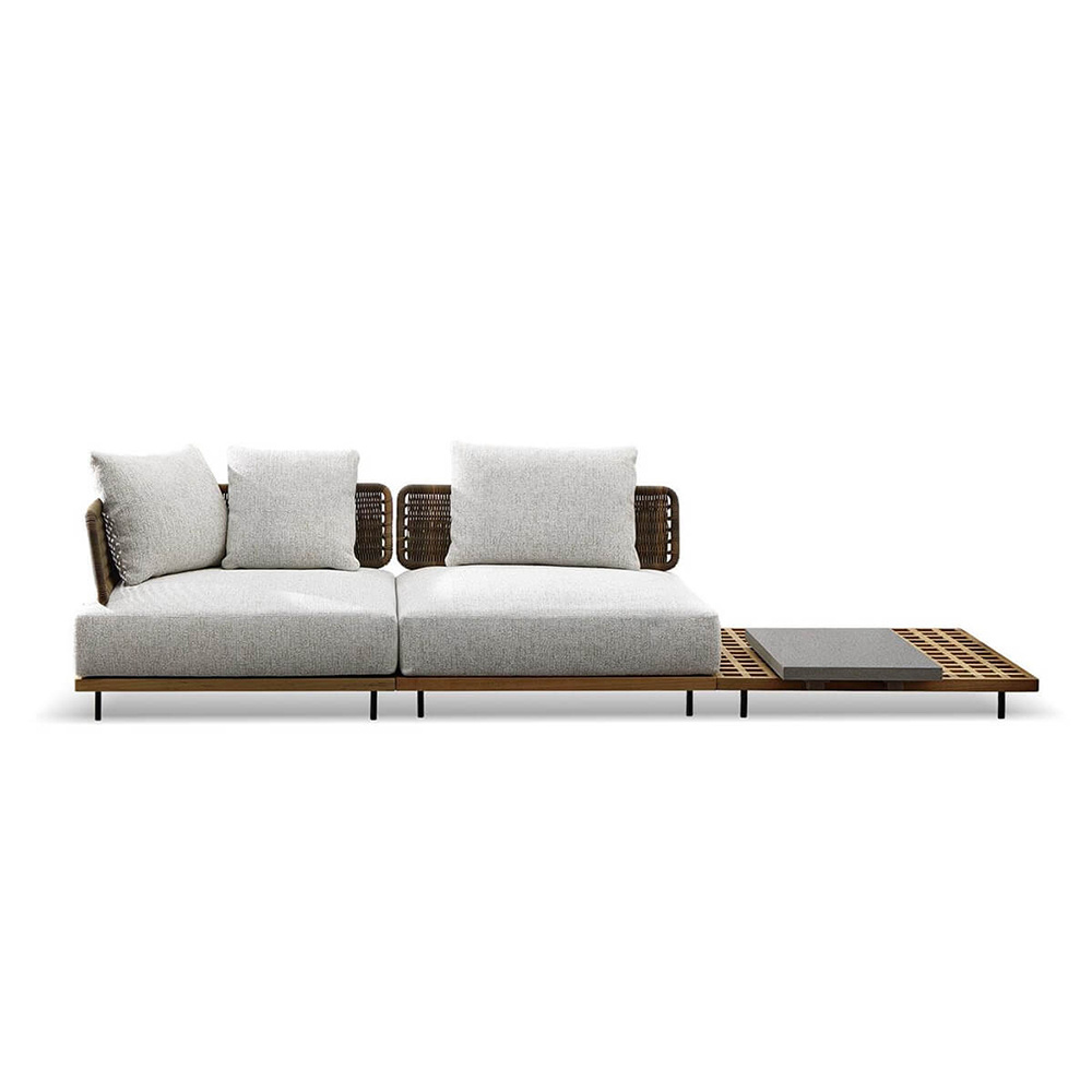 MIGLIO 5792 | Outdoor Sectional Sofa Units Minimalist Rattan Designer Sofas