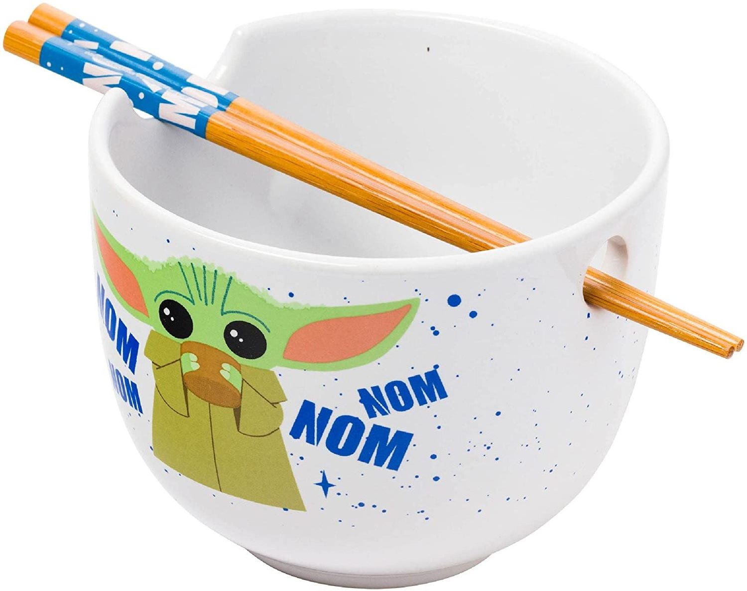 Custom logo Ceramic Ramen Bowl with Chopsticks Porzellanschussel und essstabchen Ceramic Noodle Bowl