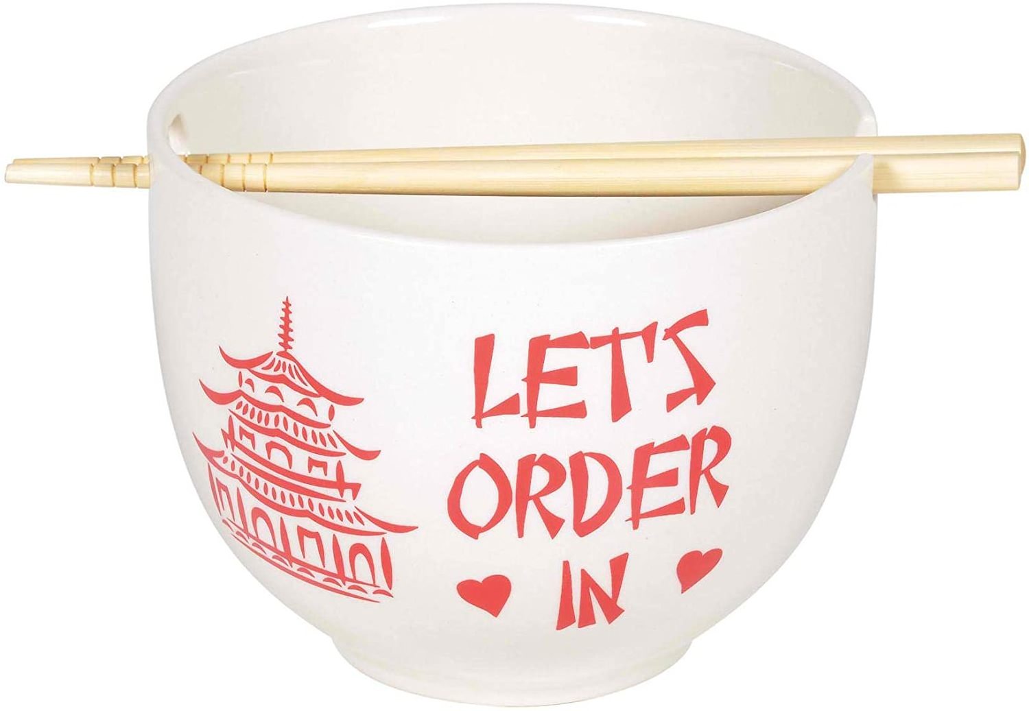 Custom logo Ceramic Ramen Bowl with Chopsticks Porzellanschussel und essstabchen Ceramic Noodle Bowl