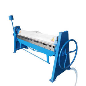 Factory direct WS-1.5*2500 box and pan brake hand sheet metal folder machine iron sheet metal manual folding