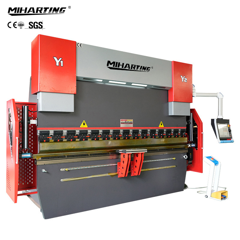 Hydraulic CNC Press Brake for Door Frame WE67K-100t/2500 8+1 Axes Press Brake Metal Bending Machine