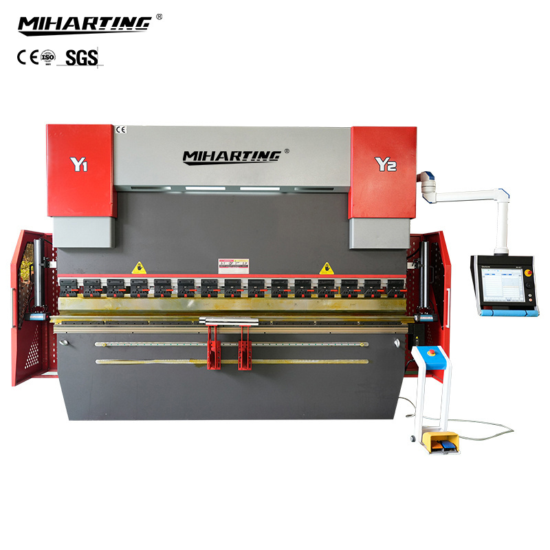 Hydraulic CNC Press Brake for Door Frame WE67K-100t/2500 8+1 Axes Press Brake Metal Bending Machine