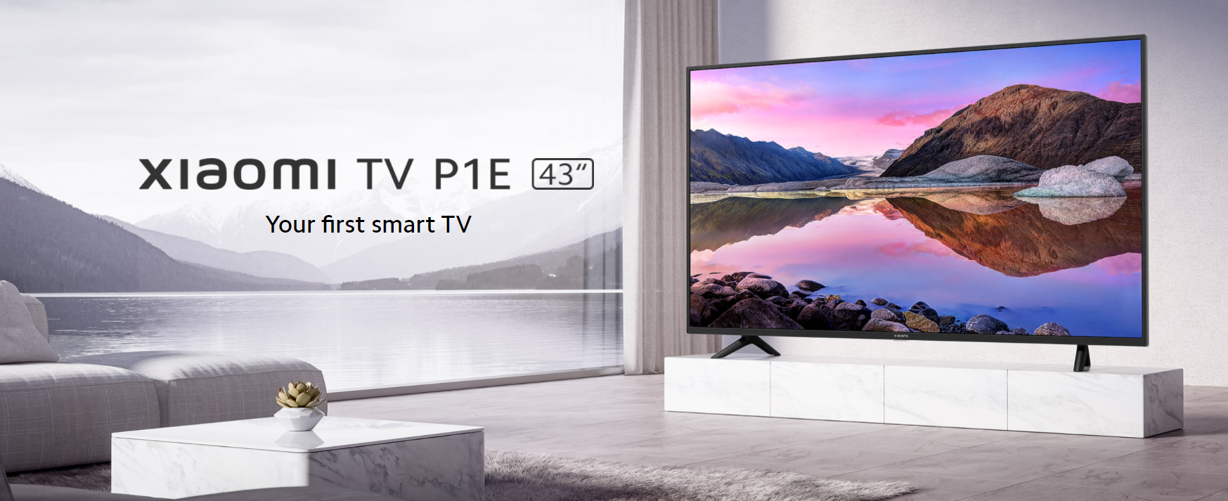 Xiaomi TV P1E 43 inch television 4k android smart led  tv television television 4k smart tv