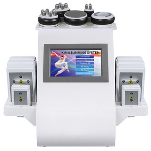 6 In 1 Vacuum Cavitation System Type And Radio Frequency Lipolaser Cavitation Rf Slimming Beauty Machine