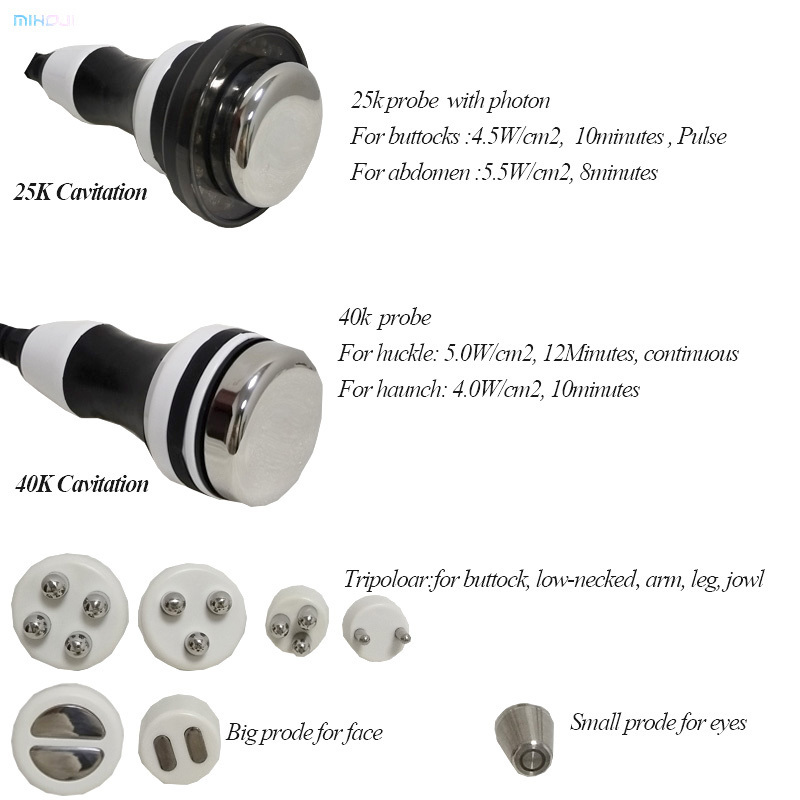 2024 9 in 1 cavitation machine face slim 20k+40k fat reduce cavitation laser machine