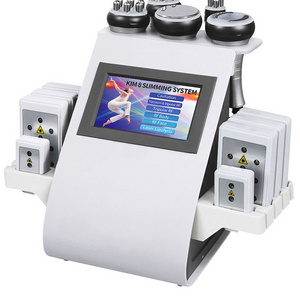 6 in 1 Vacuum Cavitation System Equipment Weight Loss radio frequency cavitation rf slimming beauty machine