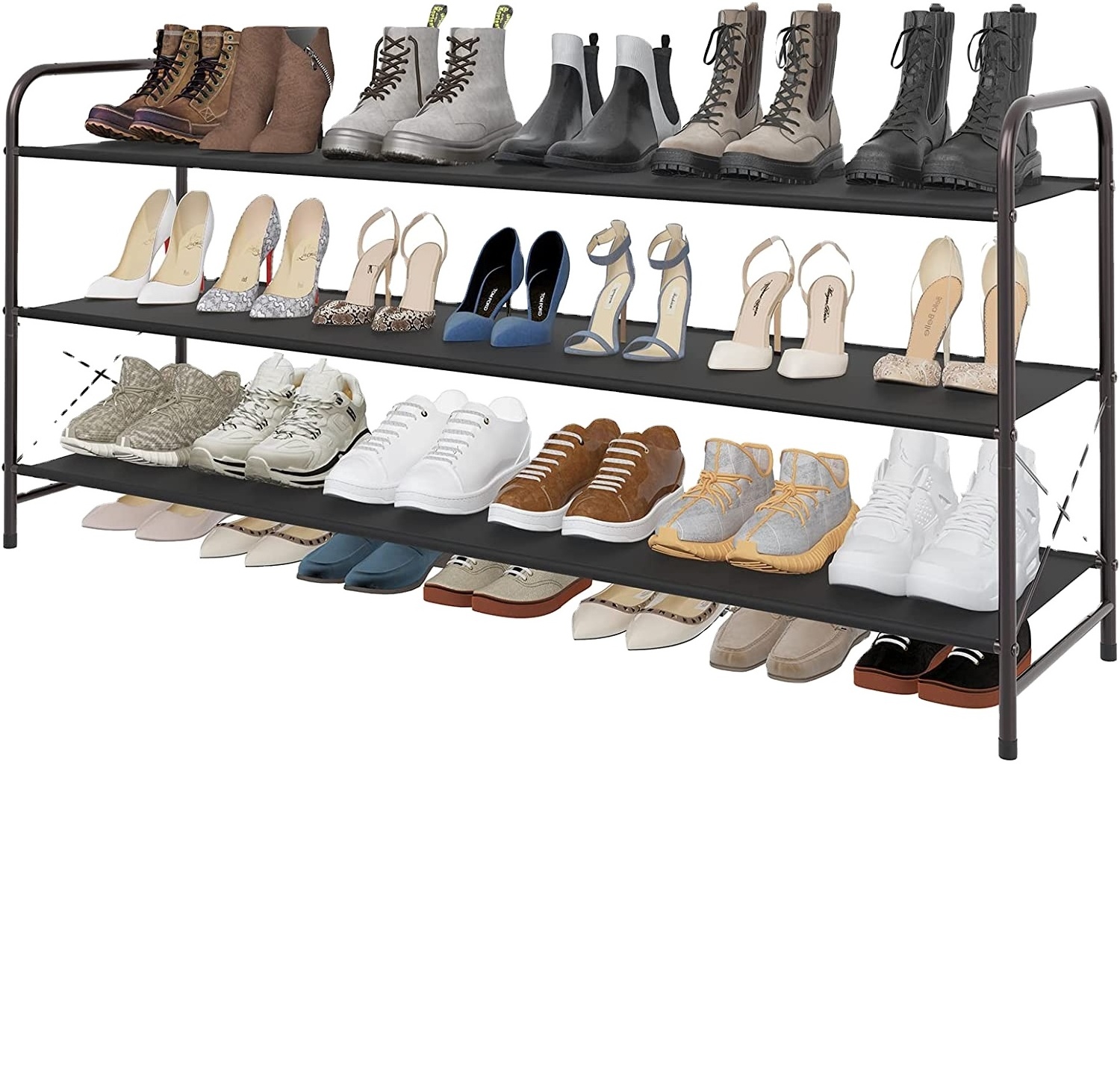 Tier Bronze Long Shoe Rack, 45.5